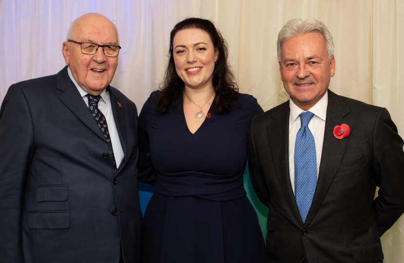 Association Chairman, Byron Rhodes, Alicia Kearns and Sir Alan Duncan 