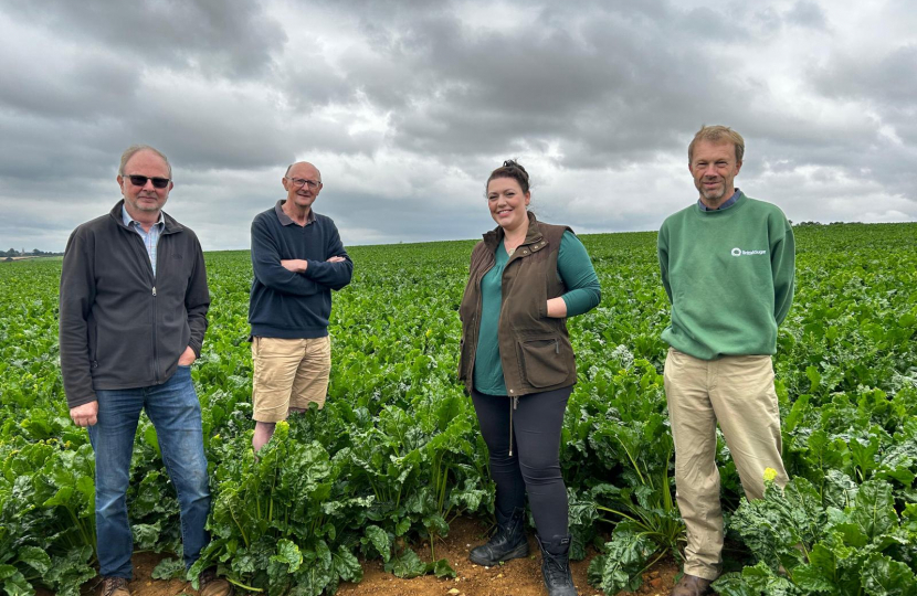 Alicia Kearns visiting Farm